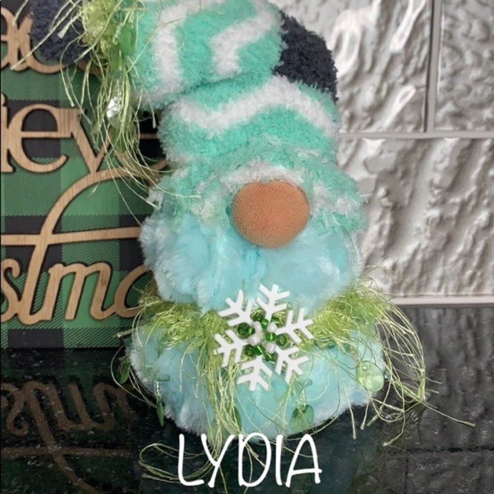 Holiday Fuzzy Sock Gnome Handmade